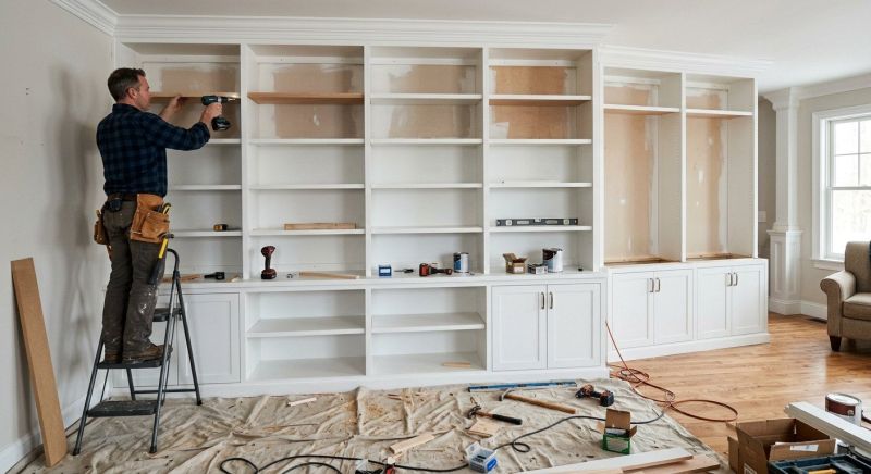Builtin Cabinets Installation in Woodbridge, VA
